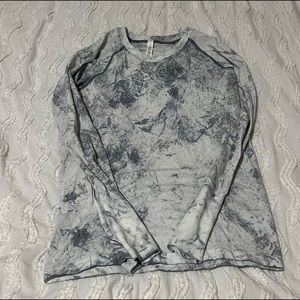 Tie dye Lulu lemon long sleeve swiftly tech